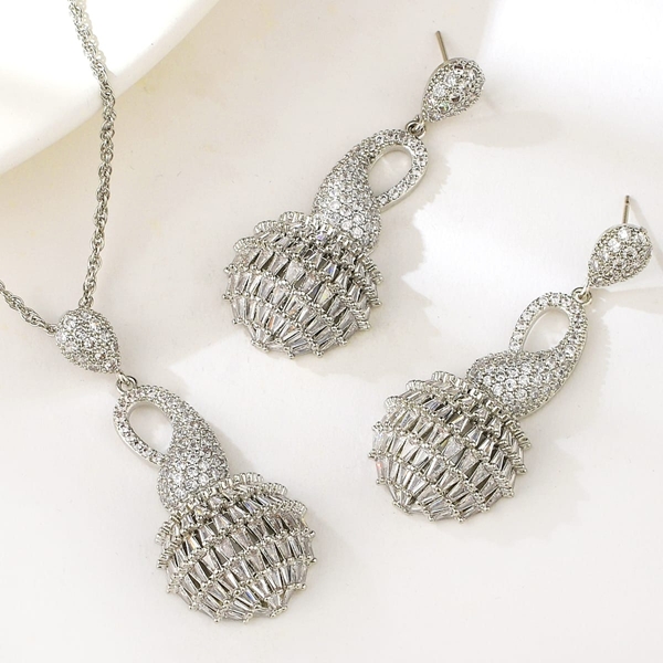 Picture of Hot Selling Platinum Plated Irregular 2 Piece Jewelry Set from Top Designer