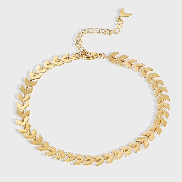 Picture of Beautiful Gold Plated Fashion Anklet