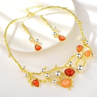 Picture of Zinc Alloy Gold Plated 2 Piece Jewelry Set with Worldwide Shipping