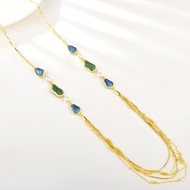 Picture of Bulk Gold Plated Party Long Pendant with No-Risk Return