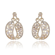 Picture of Luxury Cubic Zirconia Dangle Earrings with Worldwide Shipping