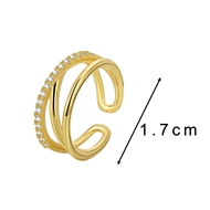 Picture of Designer Gold Plated Delicate Fashion Ring with No-Risk Return