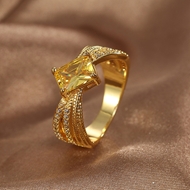 Picture of Fancy Geometric Delicate Fashion Ring