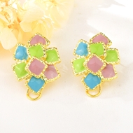 Picture of Most Popular Enamel Zinc Alloy Dangle Earrings