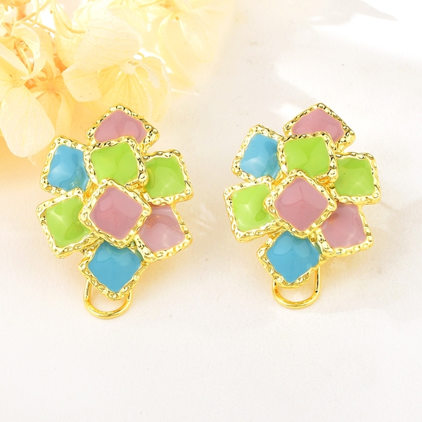 Picture of Most Popular Enamel Zinc Alloy Dangle Earrings