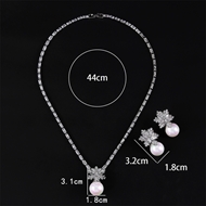 Picture of Best Selling Party Cubic Zirconia 2 Piece Jewelry Set with Low Cost